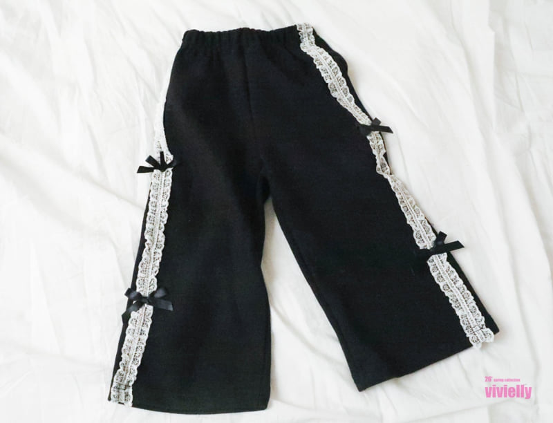 Vivielly - Korean Children Fashion - #kidzfashiontrend - Luna Lace Pants