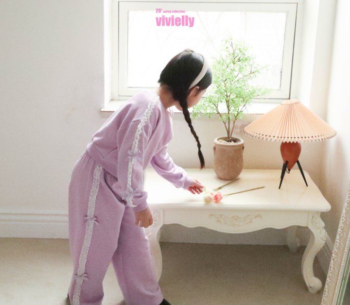 Vivielly - Korean Children Fashion - #littlefashionista - Luna Lace Pants - 4