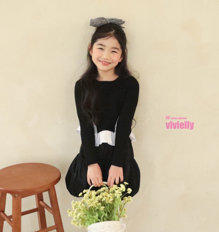 Vivielly - Korean Children Fashion - #minifashionista - Ribbed Frill Tee - 9