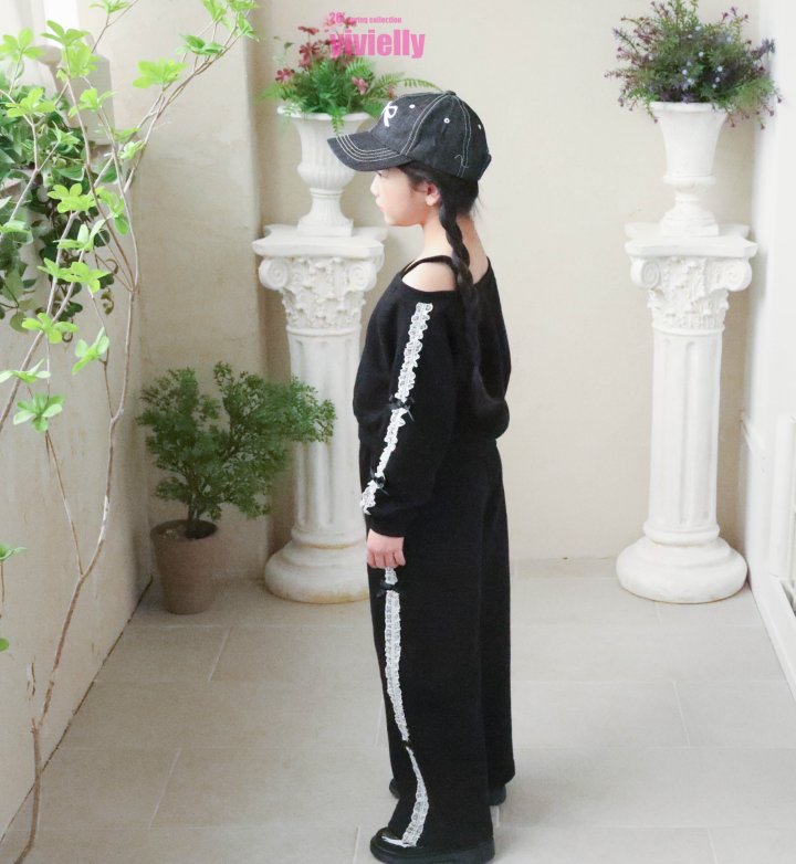 Vivielly - Korean Children Fashion - #minifashionista - Luna Lace Pants - 5