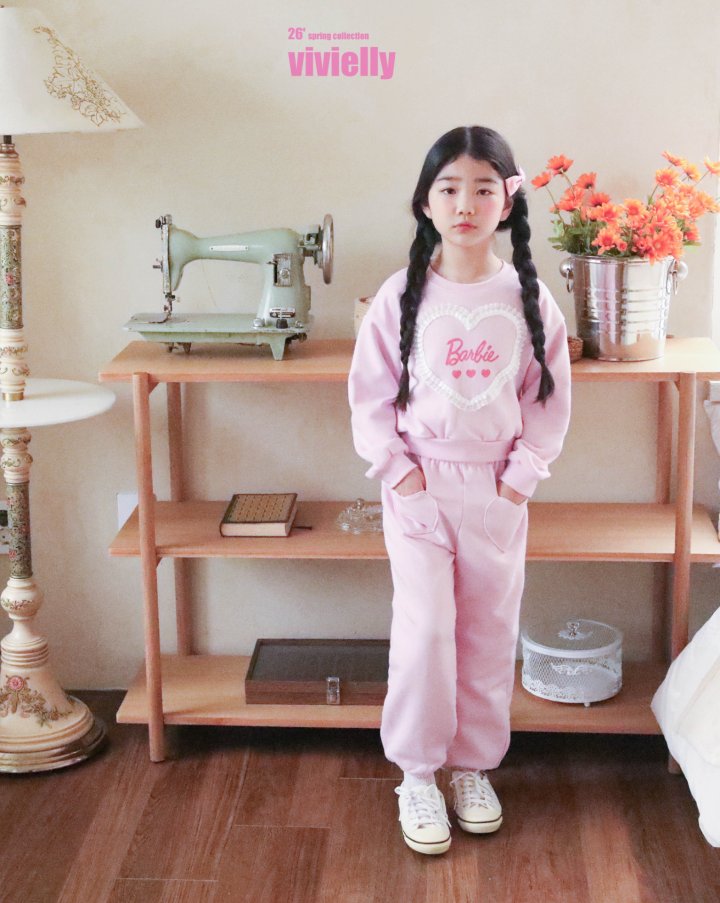 Vivielly - Korean Children Fashion - #prettylittlegirls - Heart Jogger Pants - 12