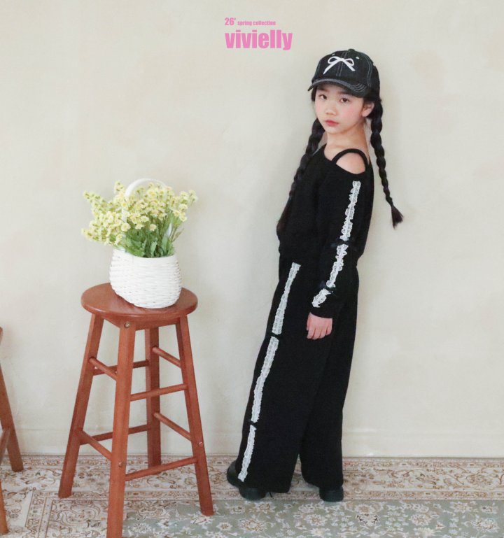 Vivielly - Korean Children Fashion - #prettylittlegirls - Luna Lace Pants - 6