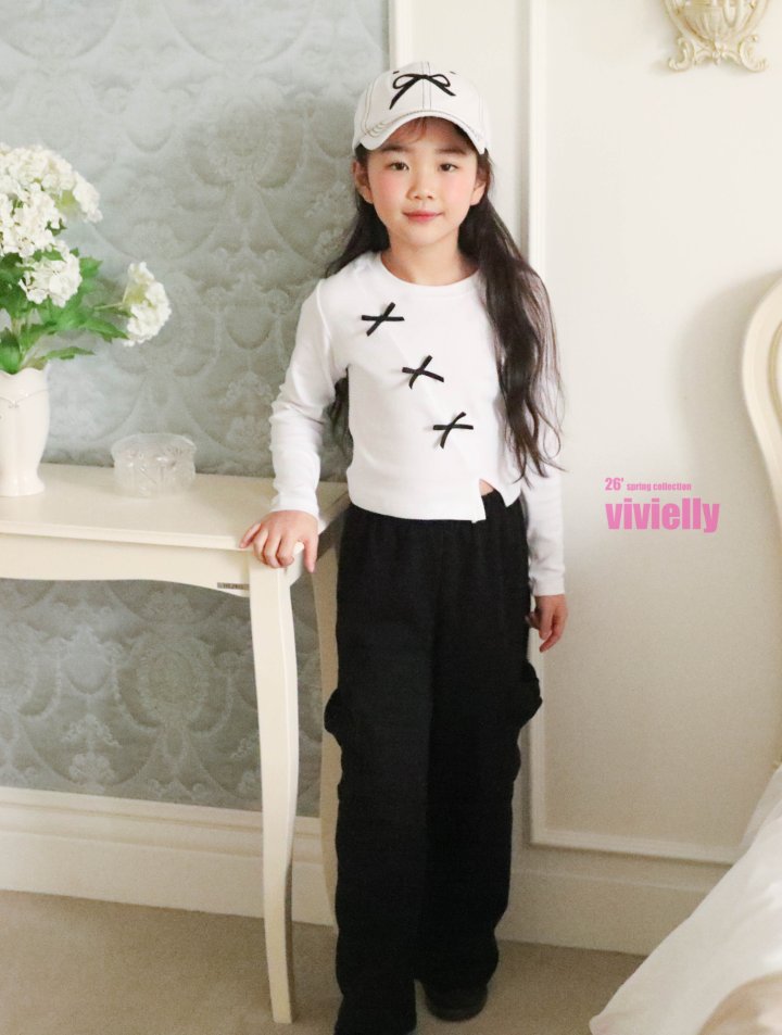 Vivielly - Korean Children Fashion - #stylishchildhood - Annie Slit Tee - 8