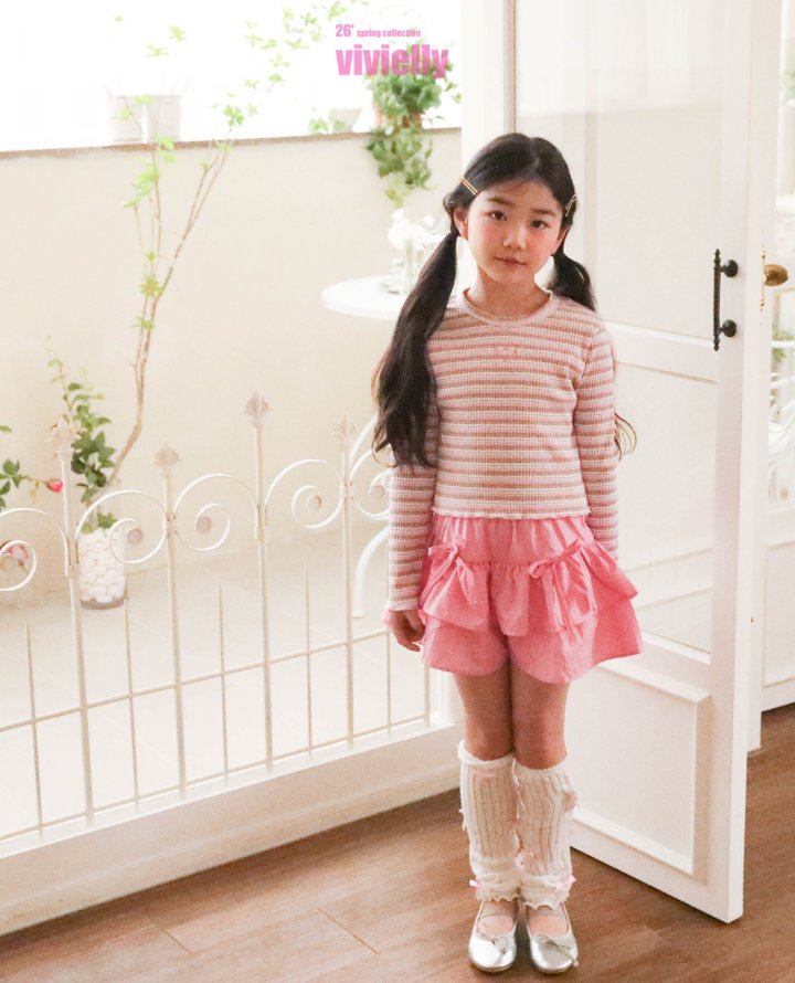 Vivielly - Korean Children Fashion - #todddlerfashion - Glossy Skort - 12