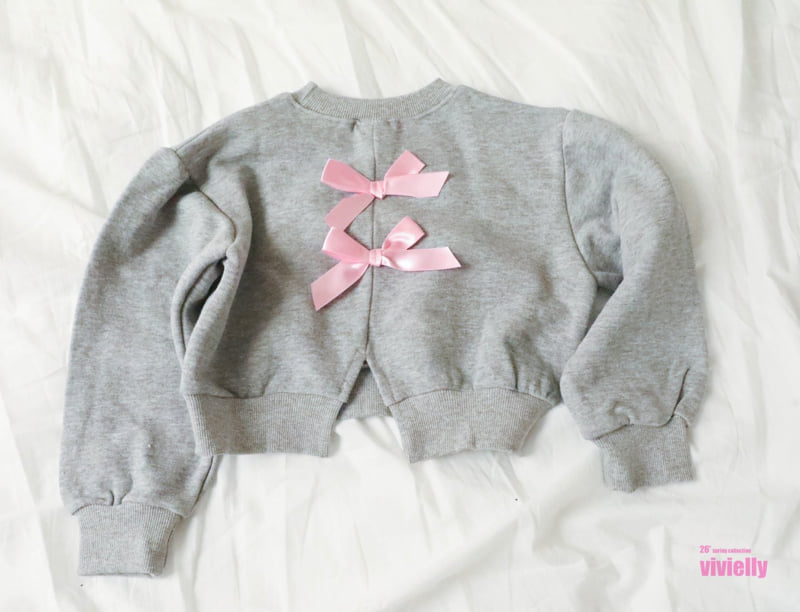 Vivielly - Korean Children Fashion - #toddlerclothing - Mono Slit Sweatshirt - 3