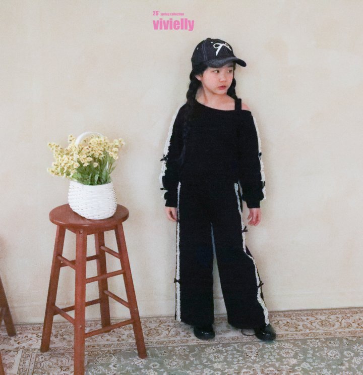 Vivielly - Korean Children Fashion - #toddlerclothing - Luna Lace Pants - 8