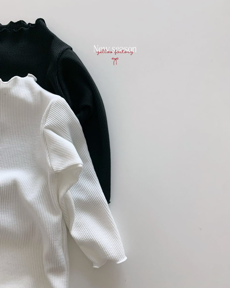 Yellow Factory - Korean Children Fashion - #childofig - Bling Ribbed Tee - 10