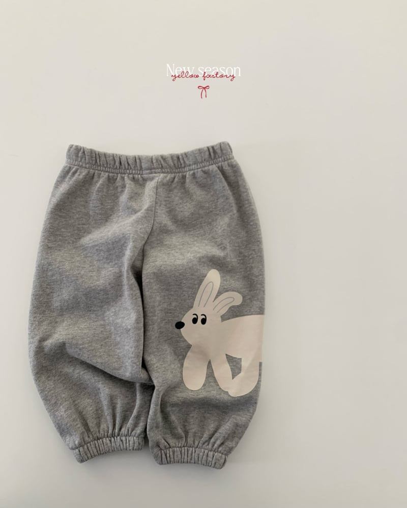 Yellow Factory - Korean Children Fashion - #childrensboutique - Bunny Jogger Pants