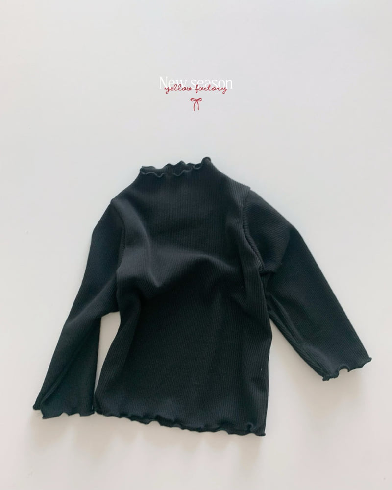 Yellow Factory - Korean Children Fashion - #designkidswear - Bling Ribbed Tee - 12