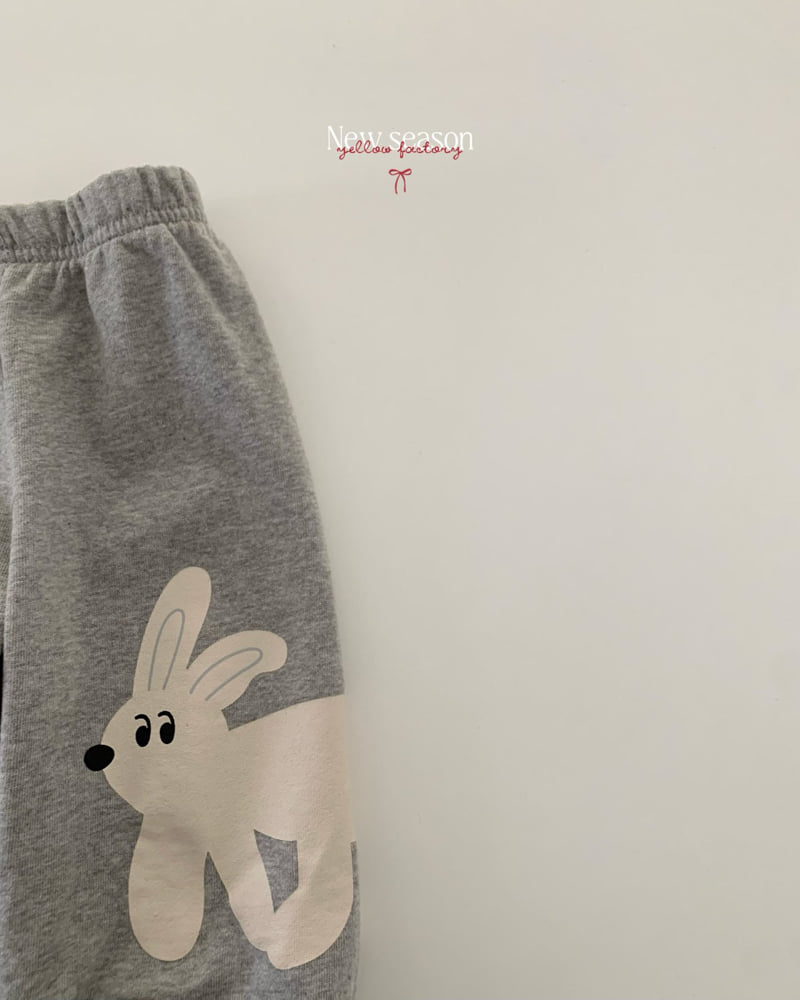 Yellow Factory - Korean Children Fashion - #discoveringself - Bunny Jogger Pants - 3