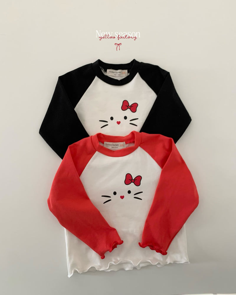Yellow Factory - Korean Children Fashion - #fashionkids - New Kitty Tee - 8