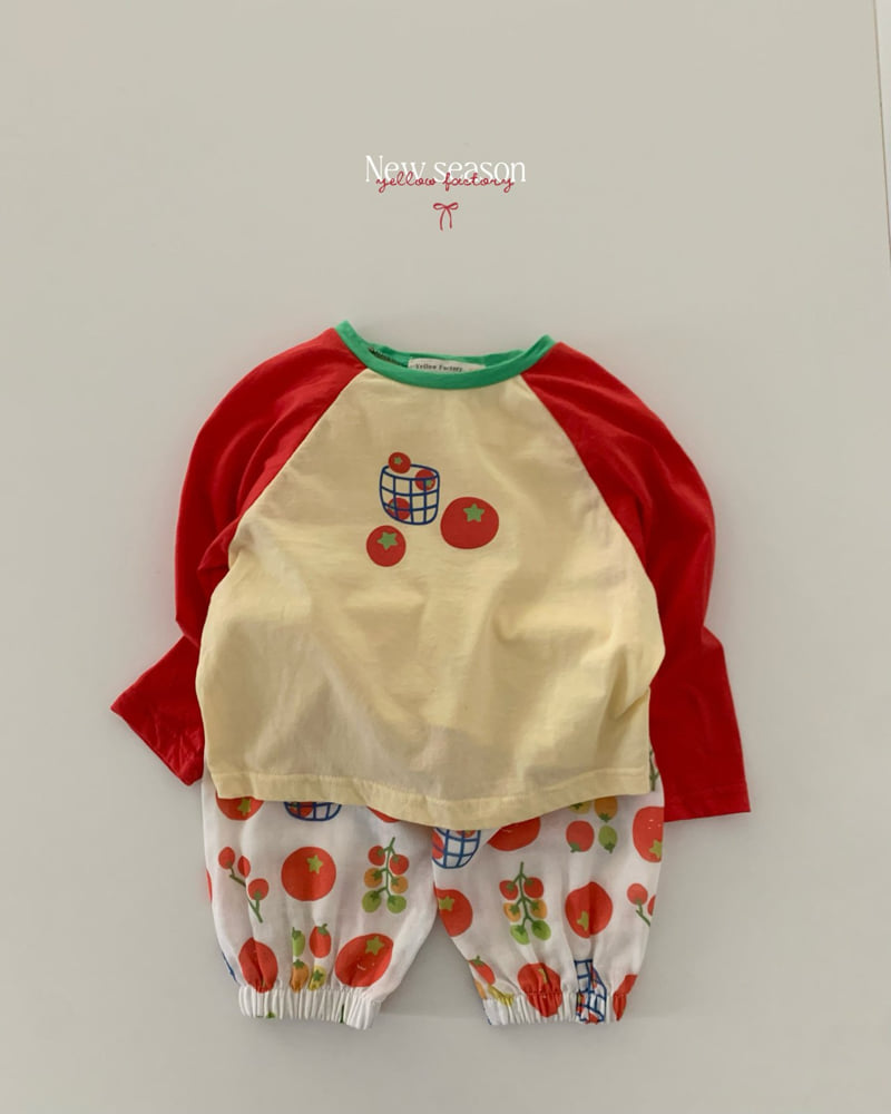 Yellow Factory - Korean Children Fashion - #kidsshorts - New Tomato Tee - 7
