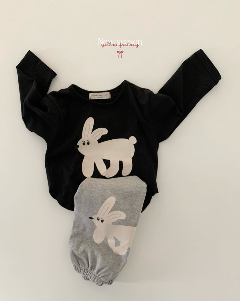 Yellow Factory - Korean Children Fashion - #kidsstore - Bunny Jogger Pants - 6