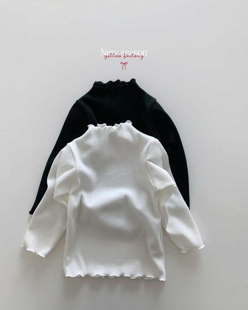 Yellow Factory - Korean Children Fashion - #kidzfashiontrend - Bling Ribbed Tee