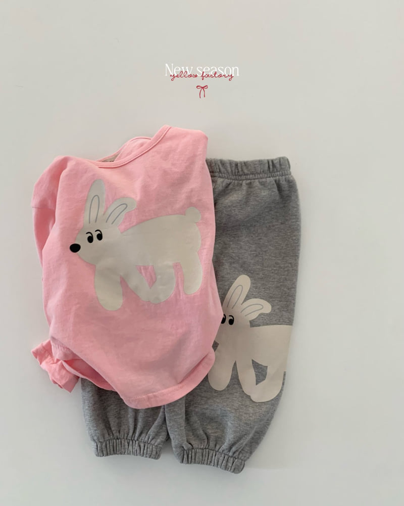 Yellow Factory - Korean Children Fashion - #kidzfashiontrend - Bunny Jogger Pants - 7