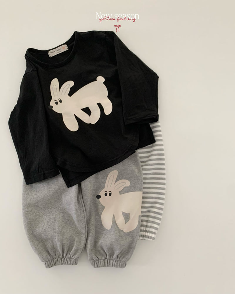 Yellow Factory - Korean Children Fashion - #littlefashionista - Bunny Jogger Pants - 9