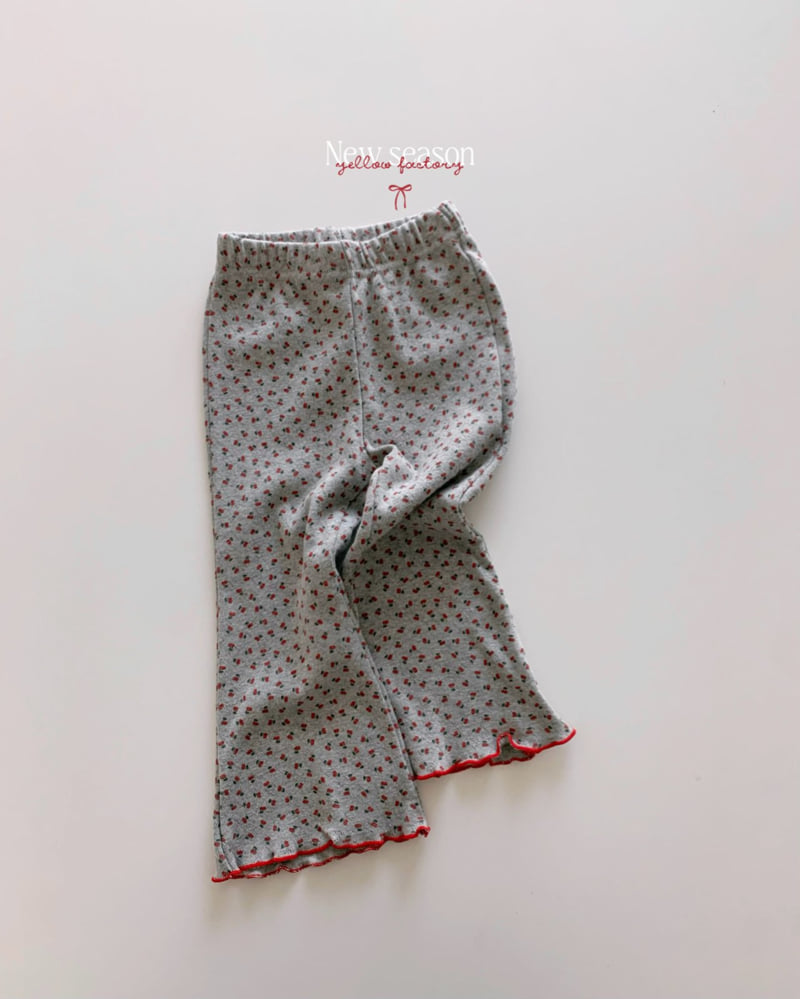 Yellow Factory - Korean Children Fashion - #minifashionista - Cherry Bootcut Pants - 7