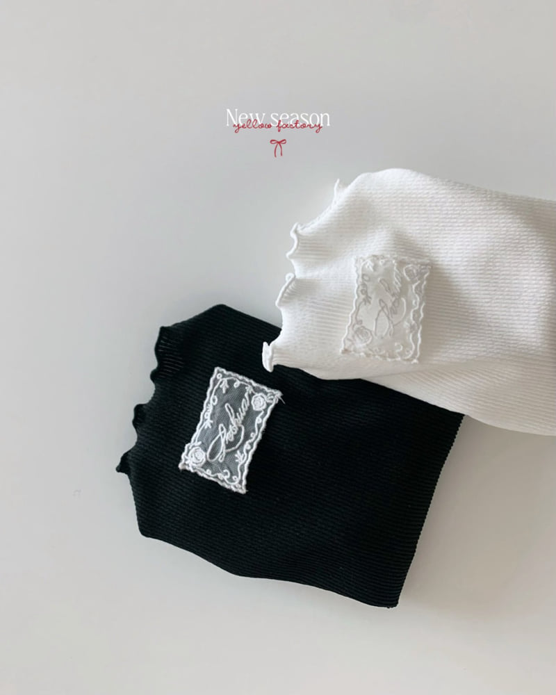 Yellow Factory - Korean Children Fashion - #minifashionista - Bling Ribbed Tee - 5