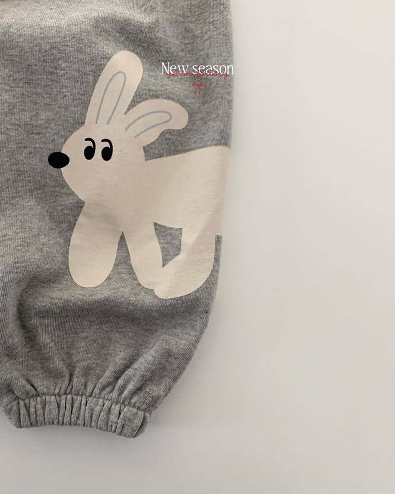 Yellow Factory - Korean Children Fashion - #minifashionista - Bunny Jogger Pants - 11