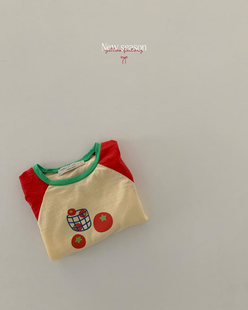 Yellow Factory - Korean Children Fashion - #stylishchildhood - New Tomato Tee