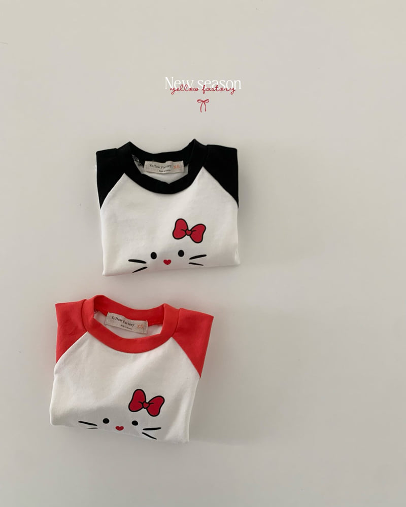Yellow Factory - Korean Children Fashion - #todddlerfashion - New Kitty Tee