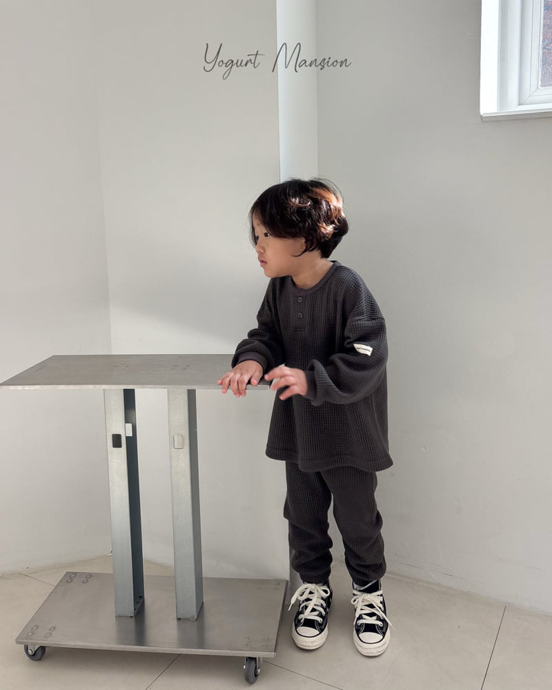 Yogurt Mansion - Korean Children Fashion - #childofig - Waffle Pants - 12