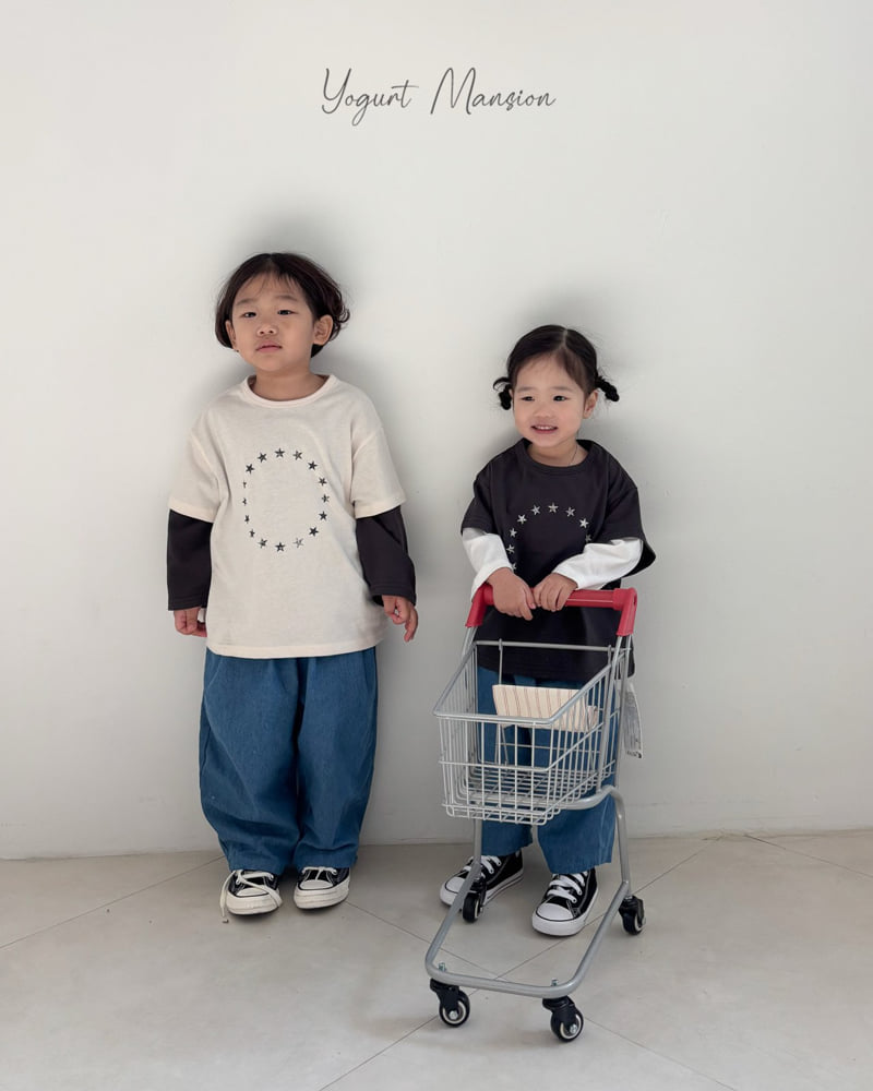 Yogurt Mansion - Korean Children Fashion - #childofig - Circle Tee - 10