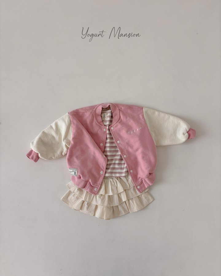 Yogurt Mansion - Korean Children Fashion - #childofig - Yogurt Baseball Jumper - 6