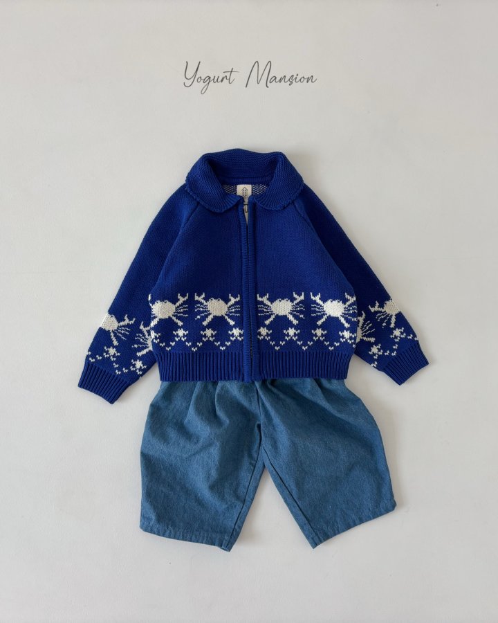Yogurt Mansion - Korean Children Fashion - #prettylittlegirls - Flower Crab Knit - 4