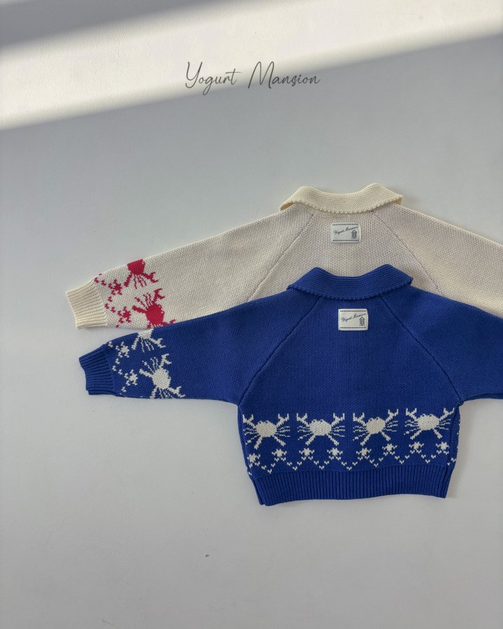 Yogurt Mansion - Korean Children Fashion - #childofig - Flower Crab Knit - 5