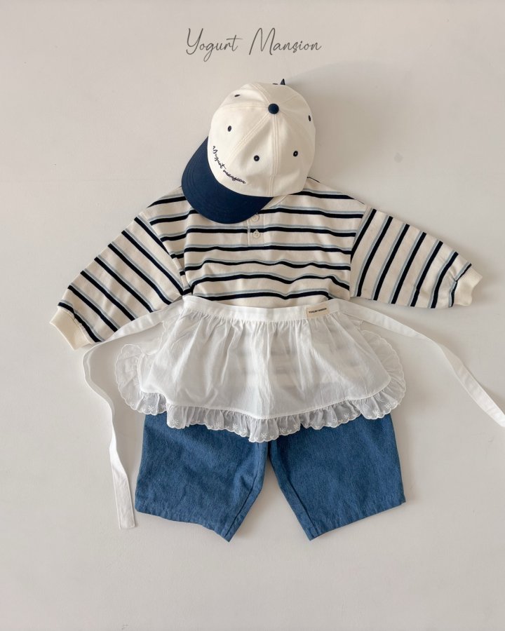 Yogurt Mansion - Korean Children Fashion - #childofig - Yogurt Apron - 4