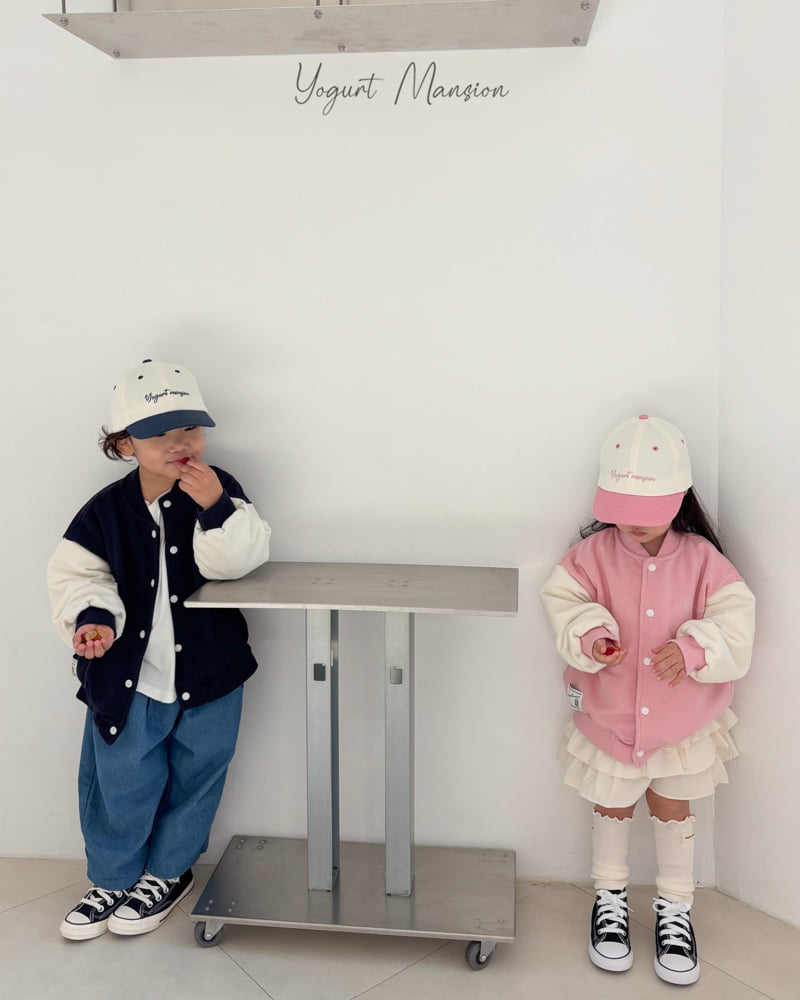 Yogurt Mansion - Korean Children Fashion - #designkidswear - Yogurt Baseball Jumper - 8