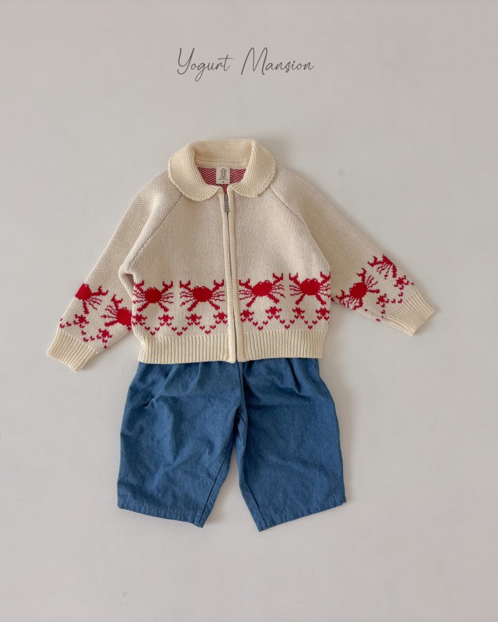 Yogurt Mansion - Korean Children Fashion - #designkidswear - Flower Crab Knit - 7