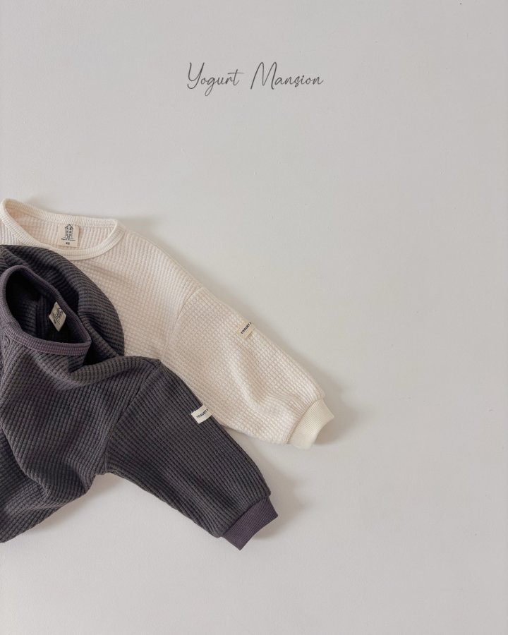 Yogurt Mansion - Korean Children Fashion - #discoveringself - Waffle Tee