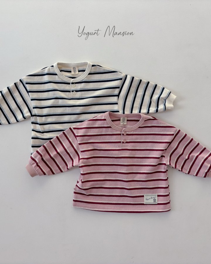 Yogurt Mansion - Korean Children Fashion - #fashionkids - Macaron Tee