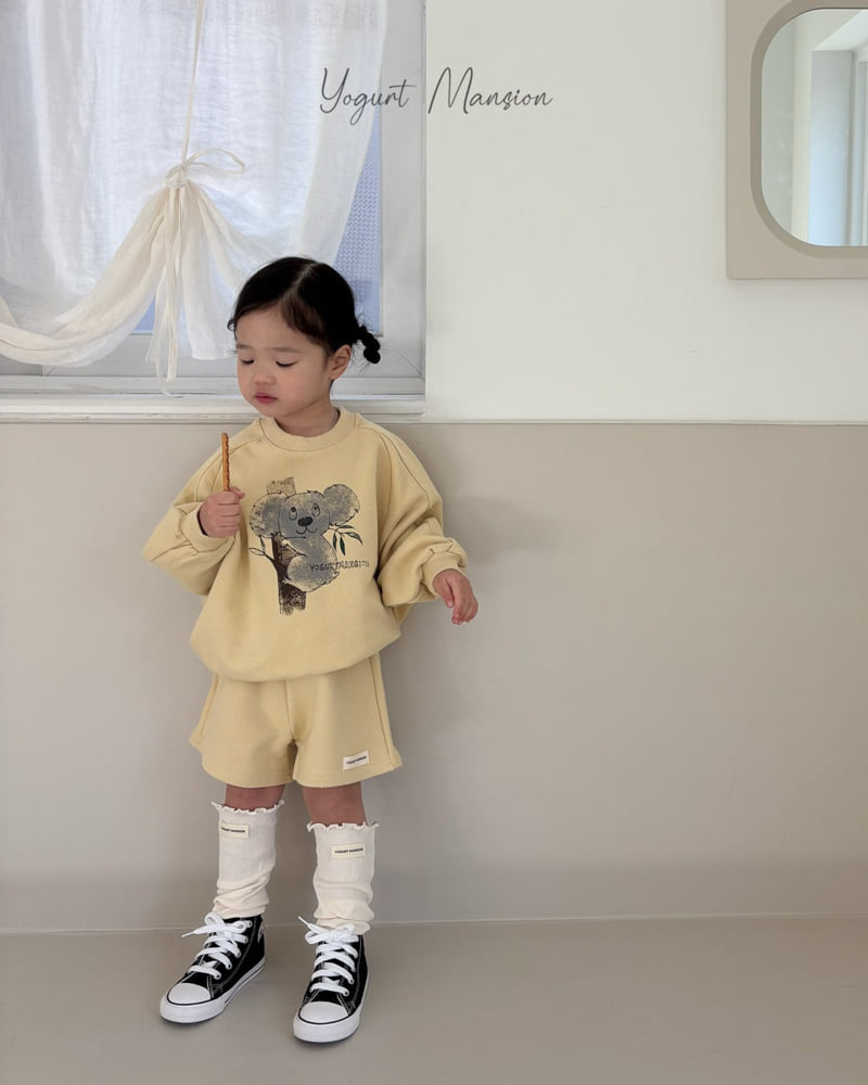 Yogurt Mansion - Korean Children Fashion - #kidsshorts - Koala Sweatshirt - 12