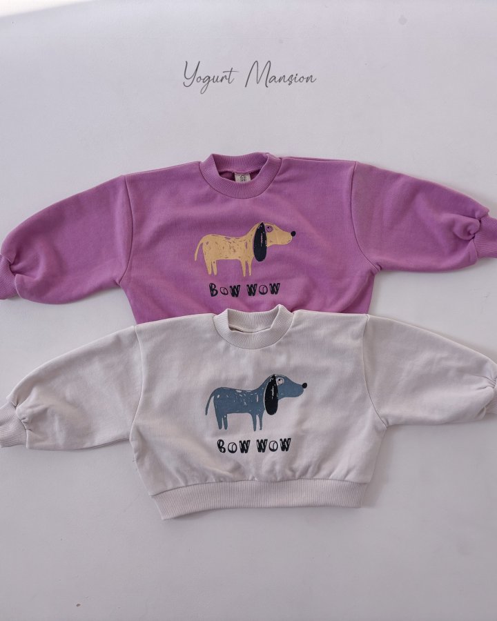 Yogurt Mansion - Korean Children Fashion - #kidzfashiontrend - Puppy Sweatshirt