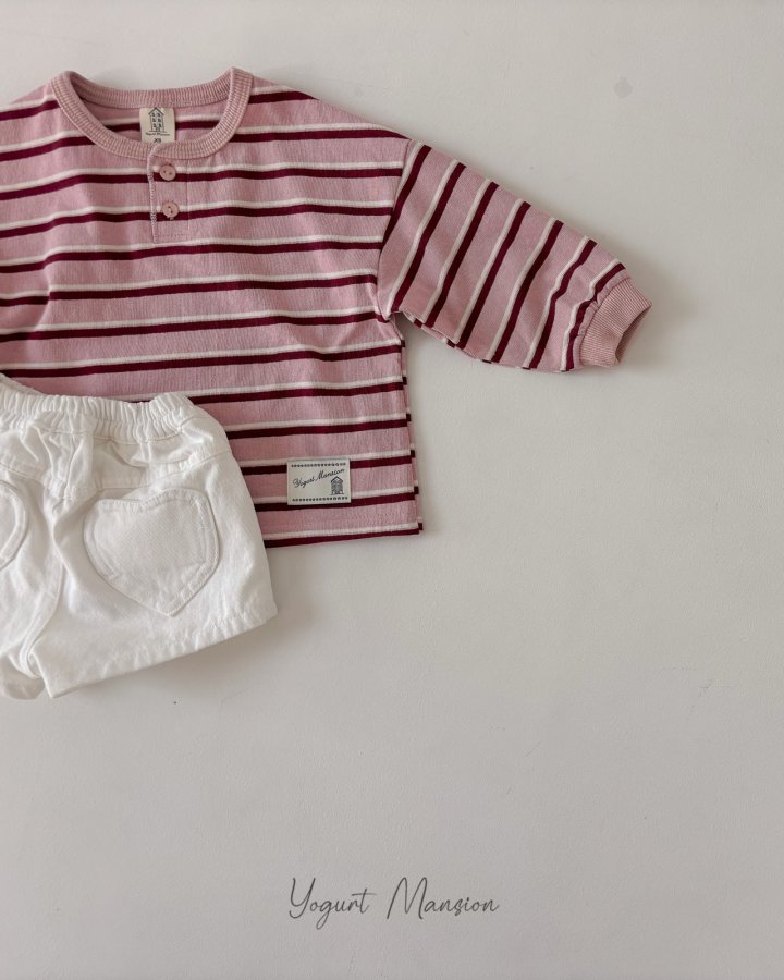 Yogurt Mansion - Korean Children Fashion - #littlefashionista - Macaron Tee - 6