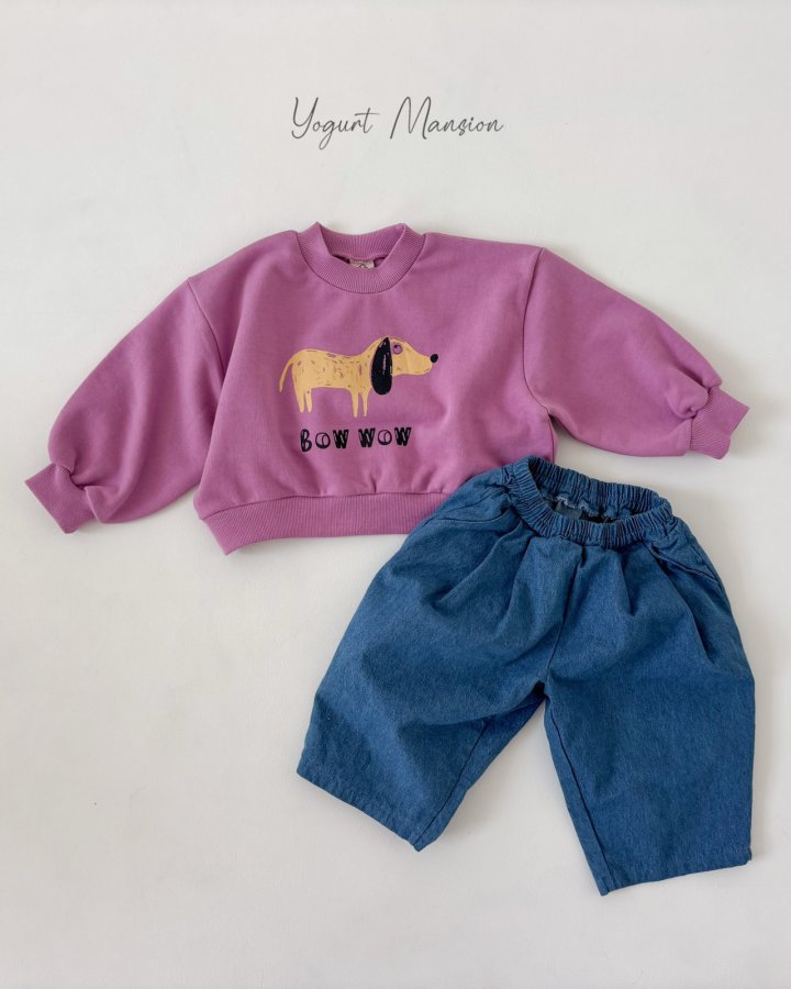 Yogurt Mansion - Korean Children Fashion - #littlefashionista - Puppy Sweatshirt - 3