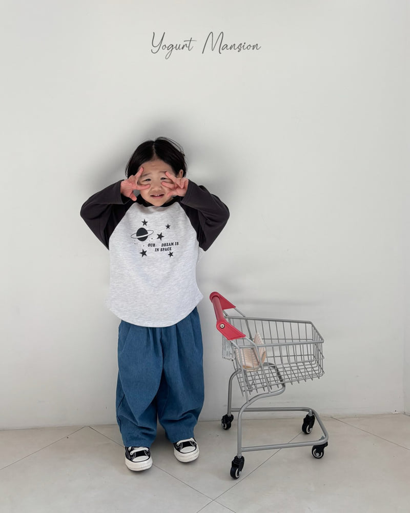 Yogurt Mansion - Korean Children Fashion - #magicofchildhood - Space Tee - 10