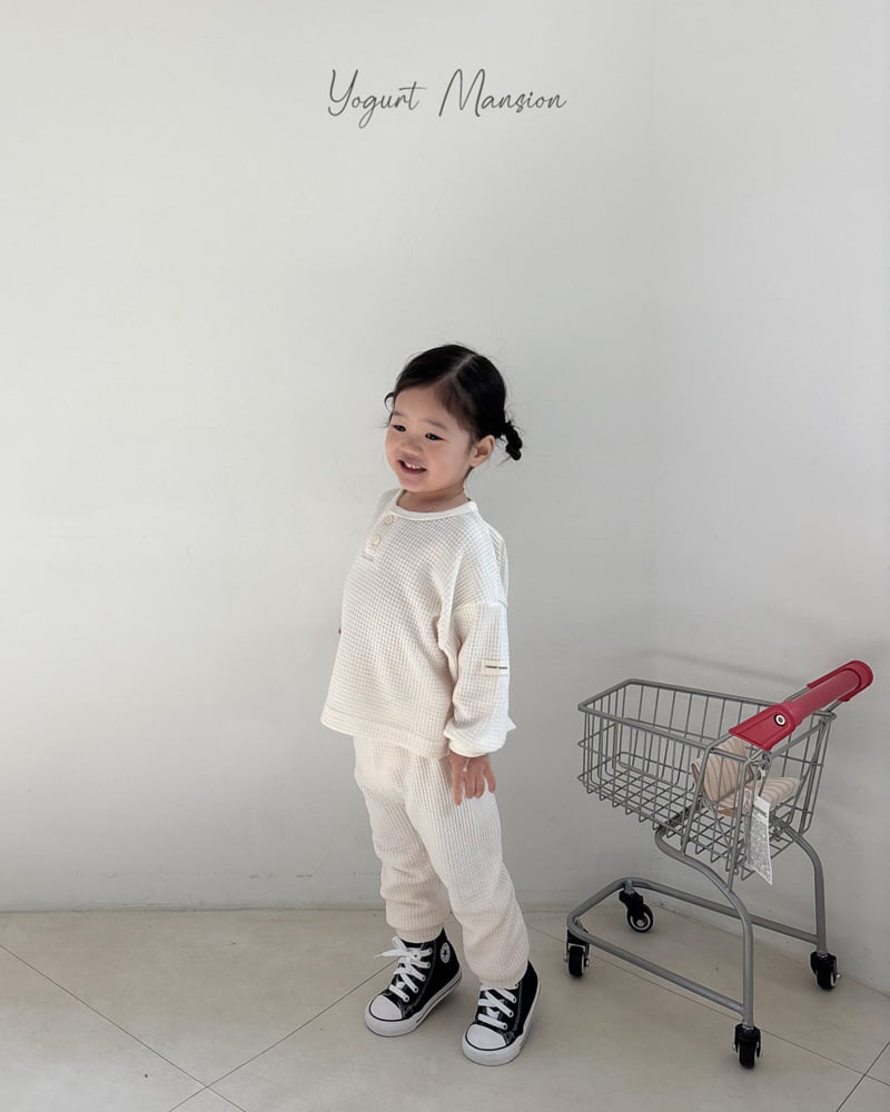 Yogurt Mansion - Korean Children Fashion - #magicofchildhood - Waffle Pants - 9
