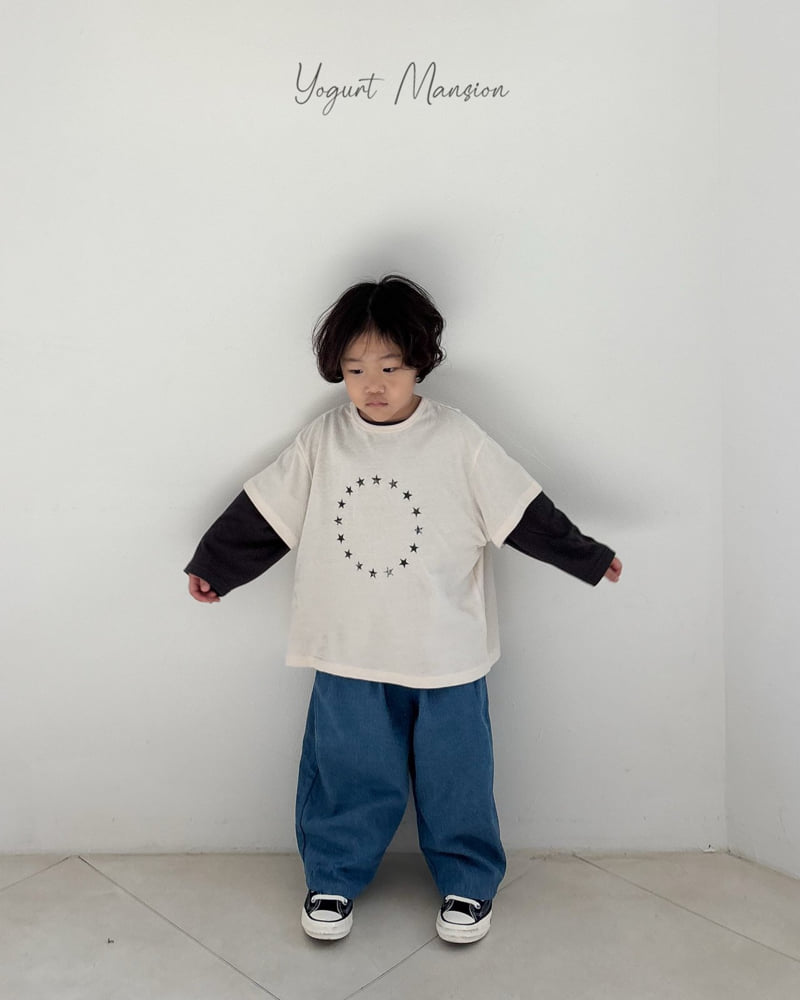 Yogurt Mansion - Korean Children Fashion - #minifashionista - Circle Tee - 7