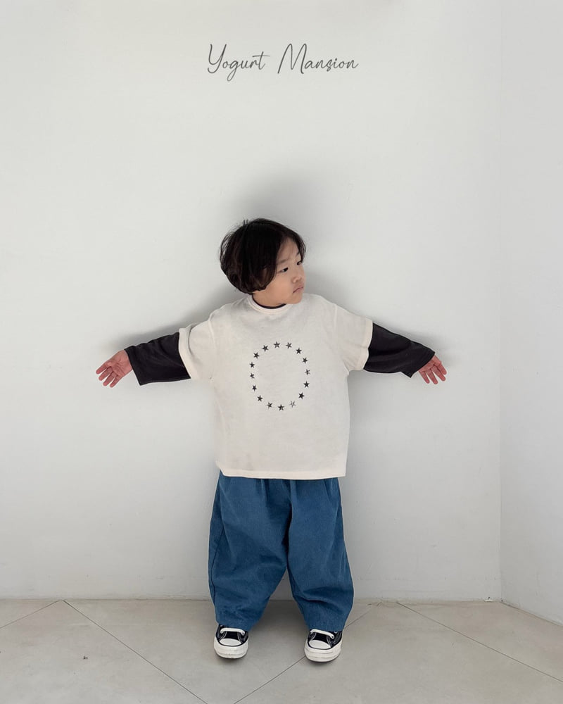 Yogurt Mansion - Korean Children Fashion - #prettylittlegirls - Circle Tee - 8