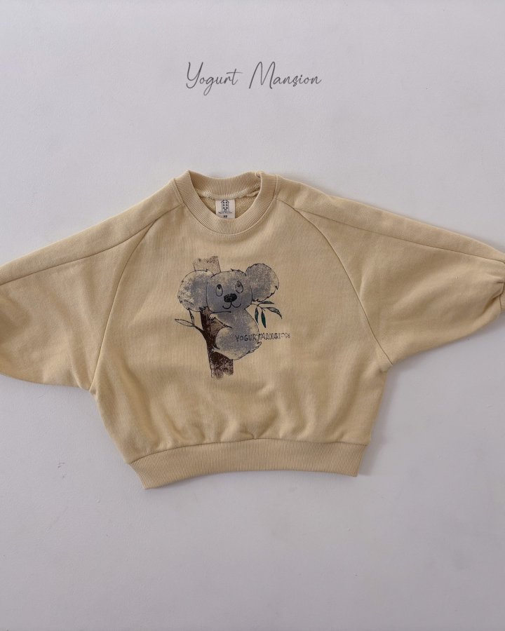 Yogurt Mansion - Korean Children Fashion - #prettylittlegirls - Koala Sweatshirt - 5