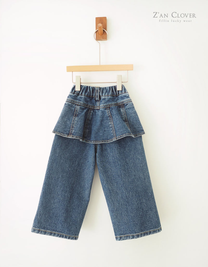 Zan Clover - Korean Children Fashion - #Kfashion4kids - Denim Skort - 5