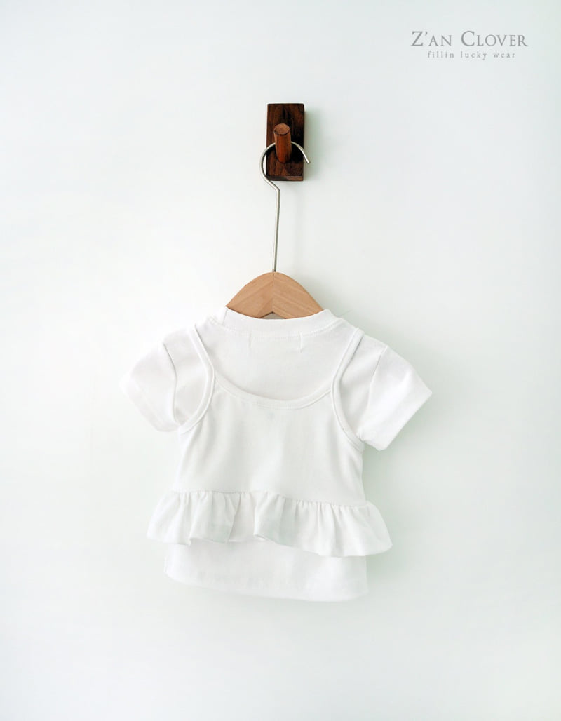 Zan Clover - Korean Children Fashion - #kidzfashiontrend - Frill Bustier Set-Up - 4