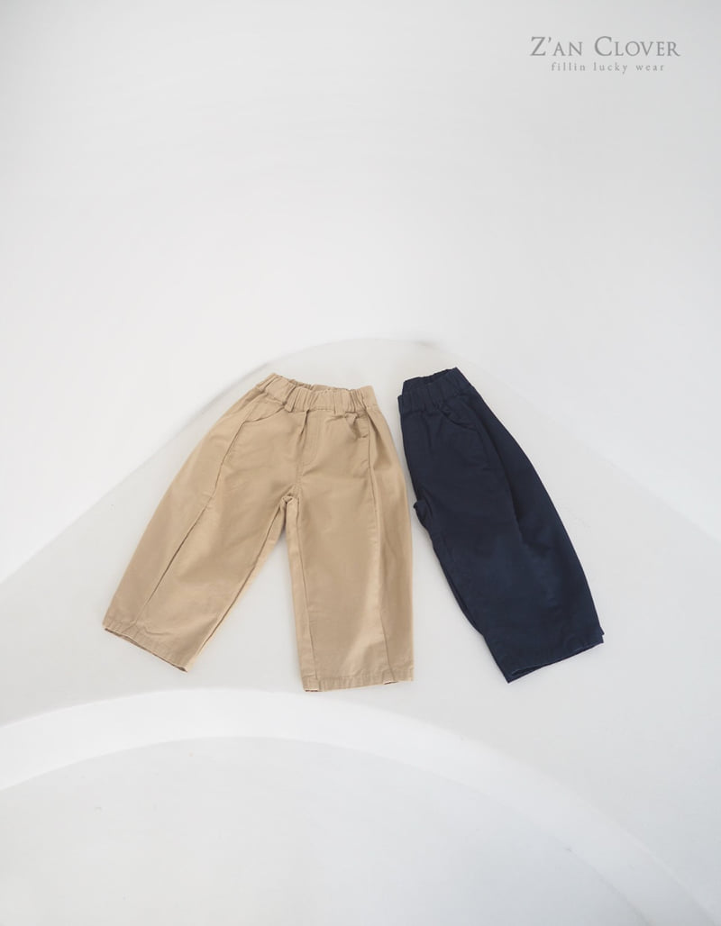 Zan Clover - Korean Children Fashion - #Kfashion4kids - D-Line Cotton Pants - 3