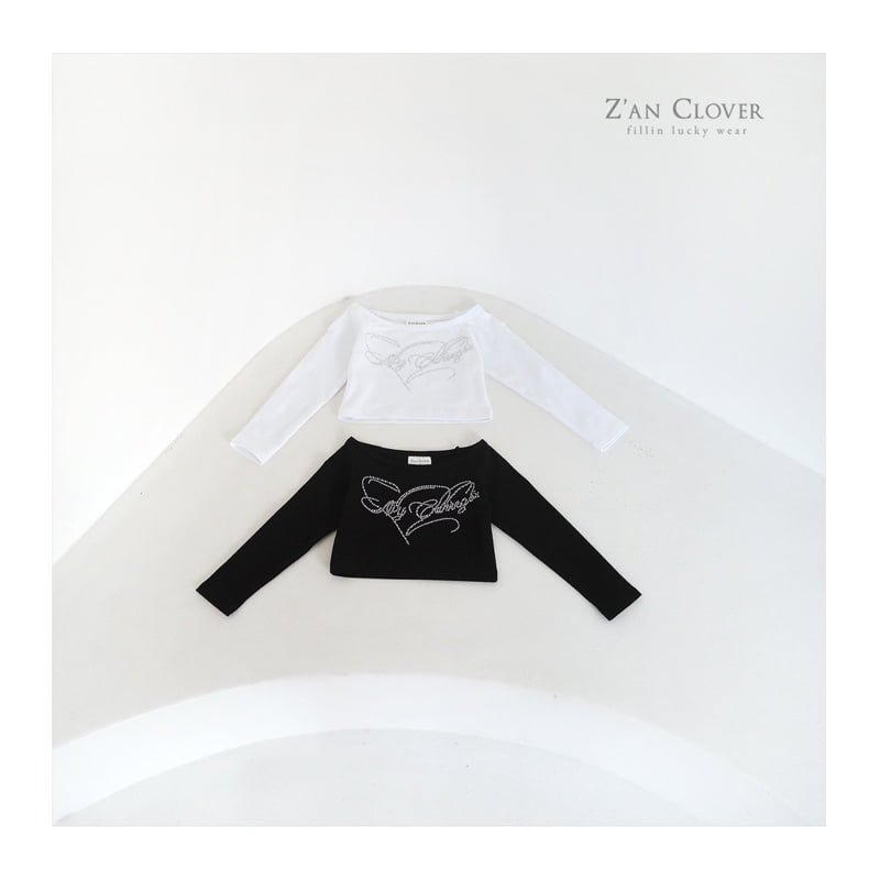 Zan Clover - Korean Children Fashion - #Kfashion4kids - Cubic Heart Tee