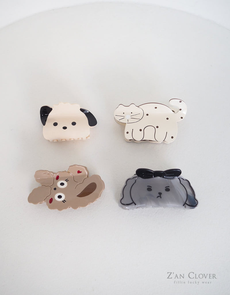 Zan Clover - Korean Children Fashion - #Kfashion4kids - Animal Hair Claw - 2