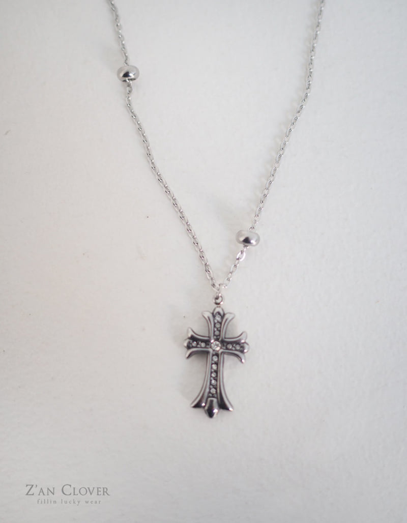 Zan Clover - Korean Children Fashion - #childofig - Reversible Cross Necklace - 5